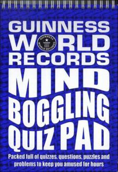 Spiral-bound Guinness World Records: Mind Boggling Quiz Pad Book