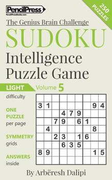 Paperback Sudoku Puzzle Books Volume 5. Light. Sudoku Intelligence Puzzle Game Book