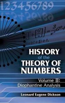 Paperback History of the Theory of Numbers, Volume II: Diophantine Analysis Book