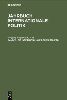Hardcover Die Internationale Politik 1989/90: Studienausgabe [German] Book