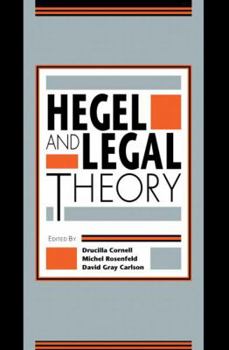 Paperback Hegel and Legal Theory Book