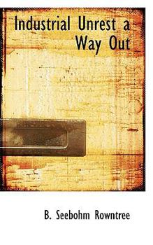 Paperback Industrial Unrest a Way Out Book