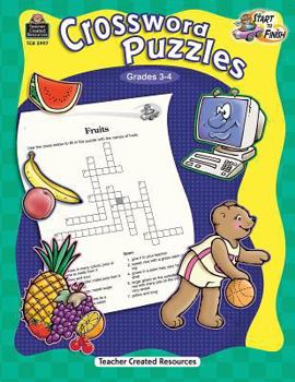 Paperback Start to Finish: Crossword Puzzles Grd 3-4 Book