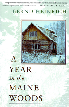 Paperback A Year in the Maine Woods Book