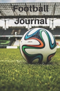 Paperback Football Notebook: (100 Pages, 6x9, College Lined Paper) Book