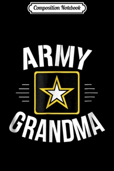 Paperback Composition Notebook: Army Grandma Journal/Notebook Blank Lined Ruled 6x9 100 Pages Book