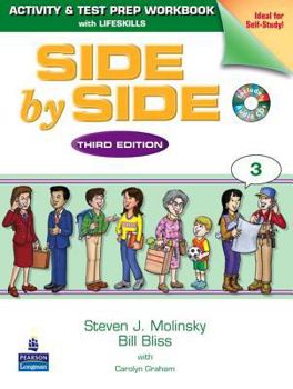 Paperback Side by Side 3 Activity and Test Prep Workbook 3 Book