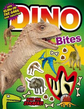 Paperback Awesome Activities: Dino Bites: With Glow-In-The-Dark Dino Skeleton Book