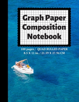 Paperback Graph Paper Composition Notebook: Grid Paper Notebook, Quad Ruled, 100 Sheets (Large, 8.5 x 11) Book