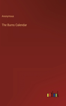 Hardcover The Burns Calendar Book