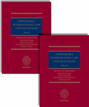 Hardcover Oppenheim's International Law: United Nations Book
