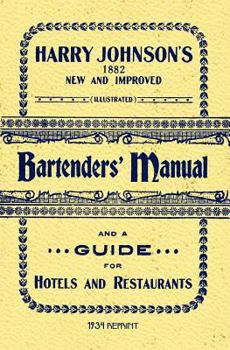 Paperback Harry Johnson's Bartenders Manual 1934 Reprint Book
