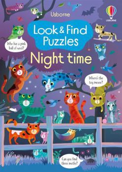 Paperback Look and Find Puzzles Night time: 1 Book