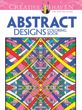 Paperback Abstract Designs Coloring Book