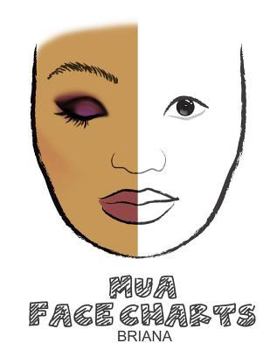 Paperback MUA Face Charts Briana Book