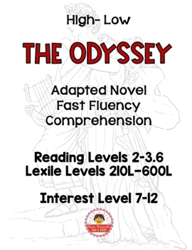 Paperback The Odyssey Adapted Novel High Interest Low Level Fast Fluency and Comprehension Book