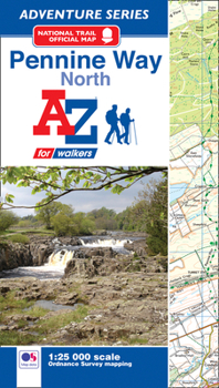 Paperback Pennine Way (North) A-Z Adventure Atlas Book