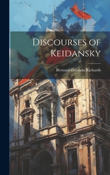 Hardcover Discourses of Keidansky Book