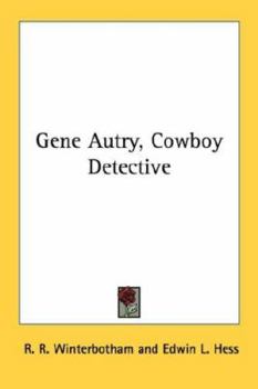 Paperback Gene Autry, Cowboy Detective Book