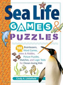 Paperback Sea Life Games & Puzzles Book