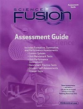 Paperback Houghton Mifflin Harcourt Science Fusion Indiana: Assessment Guide Grade 3 Book