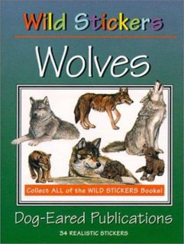 Paperback Wild Stickers: Wolves Book