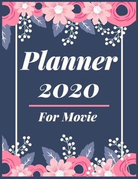 Paperback Planner 2020 for Movie: Pretty Simple Planner - 2020 Planner (8.5&#8242; x 11&#8242; ), 128 pages Book