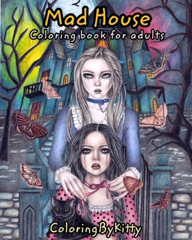 Paperback ColoringByKitty: Mad House Book