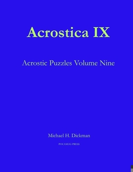 Paperback Acrostica IX Book