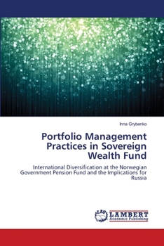 Paperback Portfolio Management Practices in Sovereign Wealth Fund Book