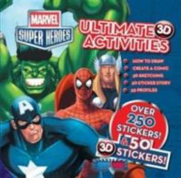 Spiral-bound Marvel Super Heroes 3d Ultimate Hero Activities Book