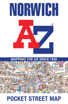 Paperback Norwich A-Z Pocket Street Map Book