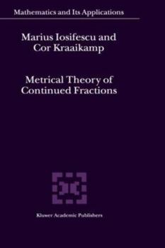 Hardcover Metrical Theory of Continued Fractions Book