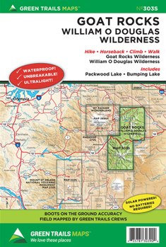 Map Goat Rocks, William O. Douglass Wilderness No.303s Book