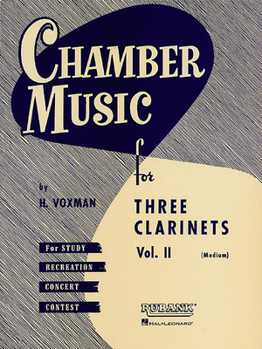 Paperback Chamber Music for Three Clarinets, Vol. 2 (Medium) Book