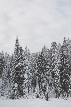 Journal: 150 Dot Grid Sheets, 6x9 Inches, Snowy Trees, Winter Wonderland, Plan Your Day, Organize Your Life, Tracker, Productivity, Diary, Notebook