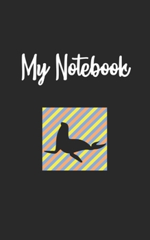 Paperback My Notebook: Seal Sealion Retro And Vintage Style 100 Pages And Lined Book