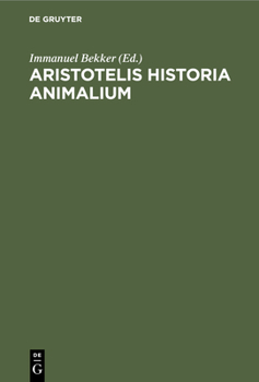 Hardcover Aristotelis Historia Animalium [Greek] Book