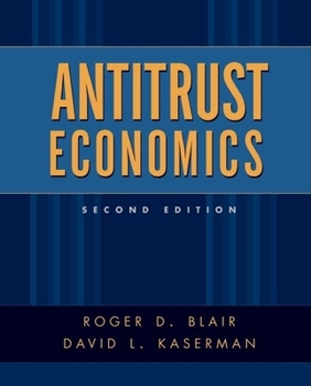 Hardcover Antitrust Economics Book