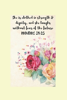 Paperback Proverbs 31: 25: MONTHLY planner BOOK