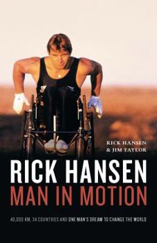 Paperback Rick Hansen Man in Motion Book