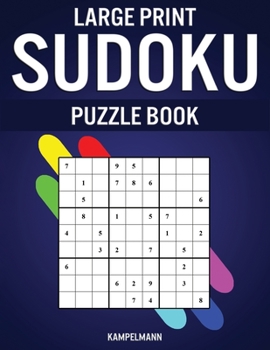 Paperback Large Print Sudoku Puzzle Book: 200 Easy and Medium Sudokus - Large Print [Large Print] Book