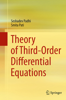 Paperback Theory of Third-Order Differential Equations Book