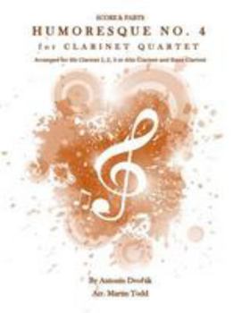 Paperback Humoresque No. 4 for Clarinet Quartet: Score & Parts Book
