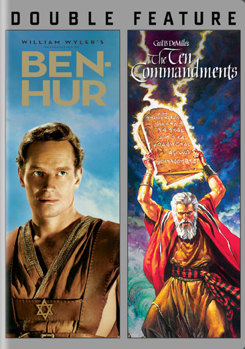 DVD Ben Hur / The Ten Commandments Book