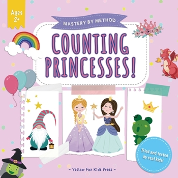 Paperback Counting Princesses!: A Fun Counting Picture Puzzle Book for 2-5 Year Olds Book