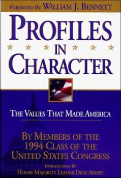 Hardcover Profiles in Character: The Values That Made America Book