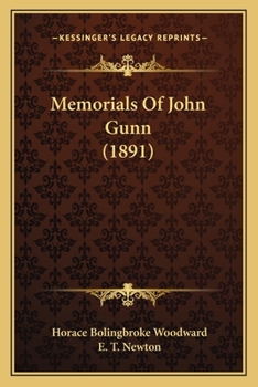 Paperback Memorials Of John Gunn (1891) Book