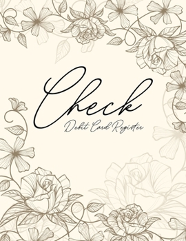 Paperback Check Debit Card Register: Simple Account Tracker Balance Transaction Checkbook Payment Accounting Ledger Book
