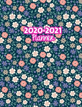 2020-2021 Planner: Two Year Calendar Organizer and Goal Journal | January 2020 - December 2021 Daily, Weekly and Monthly Planner Book with Back Sticker Expression Wall for 2 Years | Design Code 639923